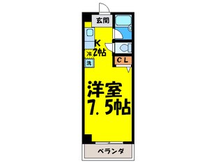 ワイズ壱番館の物件間取画像